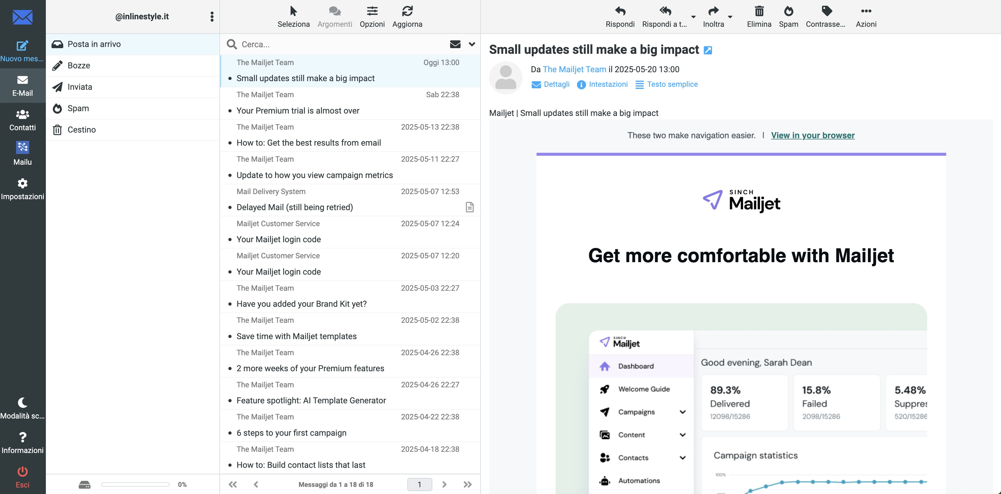 Screenshot Email